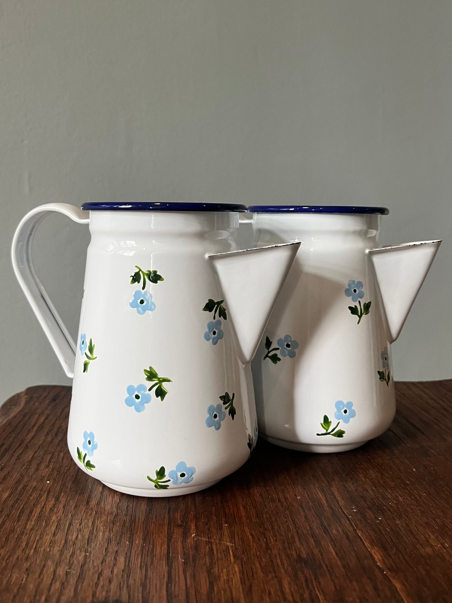 Enamel Jug - Sky Blue