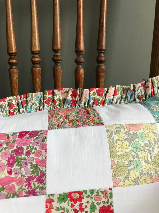 Rectangular Liberty Print Patchwork Cushion Capel