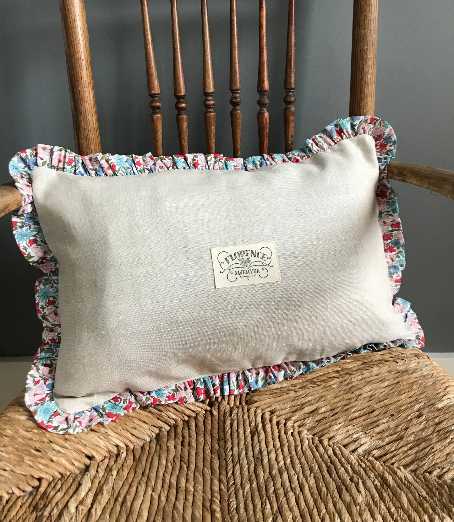Rectangular Liberty Print Patchwork Cushion Capel